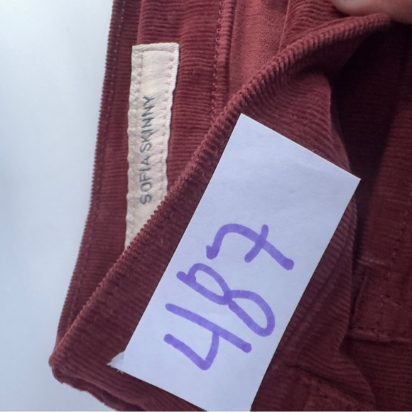 New nwt 🏷️ Lucky brand corduroy maroon pants size 10 - Picture 7 of 7
